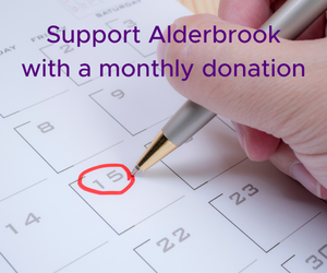 Support Alderbrook with a monthly donation.